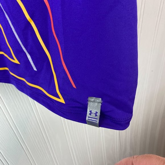 Under Armor Tank Heat Gear Loose Purple Size Large NWT - Picture 3 of 6
